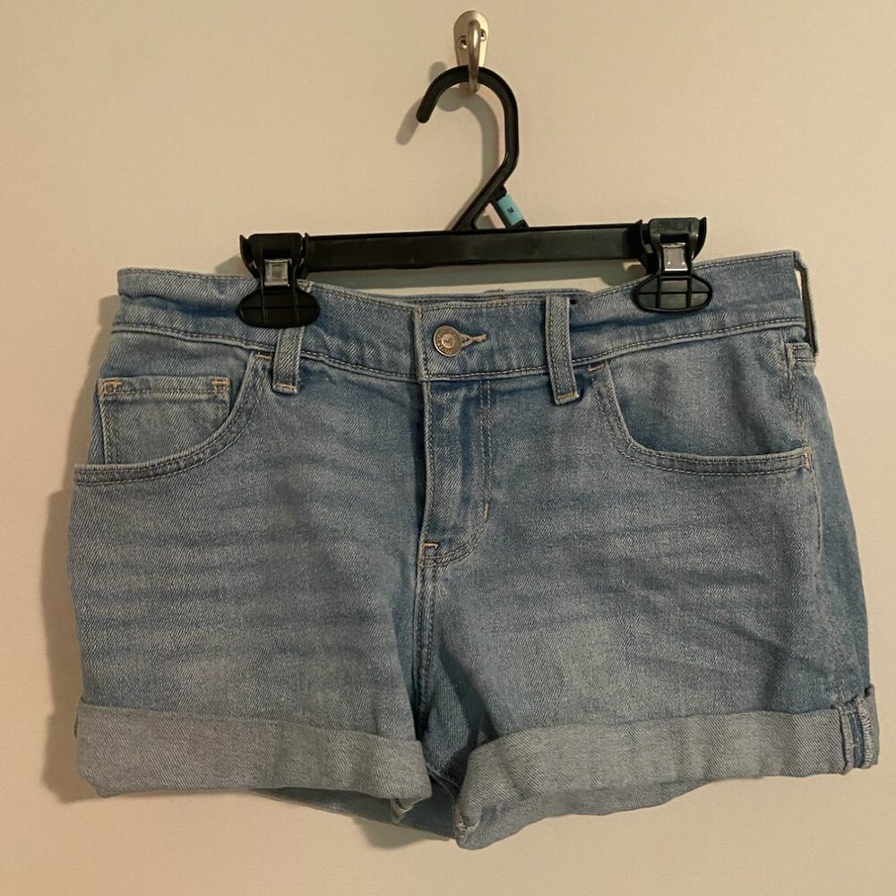 hollister 90's low rise denim shorts